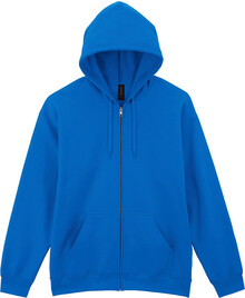 Mikina s kapuc� na zip GISF600, modr�