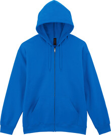 Mikina s kapuc� na zip GISF600, modr�
