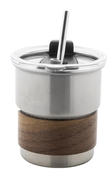 RSS cestovn� hrnek Waffee, st��brn�