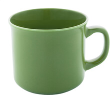 Matn vintage hrnek Woodstock Flat, limetkov zelen