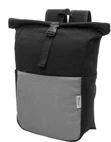 Batoh z recyklovan�ho pl�tna Blakkan Back, �ed�