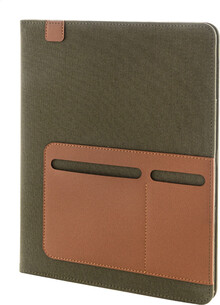 Slo�ka na dokumenty z recyklovan�ho cavas Capudo A4, zelen�