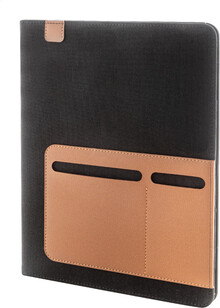 Slo�ka na dokumenty z recyklovan�ho cavas Capudo A4, �ern�