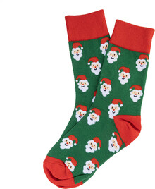 V�no�n� pono�ky, Santa Claus Julsokka, zelen�, �erven�