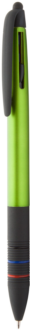 Dotykov� kuli�kov� pero Trime, limetkov� zelen�, �ern�