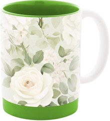 Hrnek na sublimaci MultiColour Plus, zelen, bl