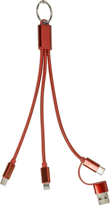 Nab�jec� kabel s p��v�kem na kl��e Rafob, �erven�