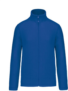 Celoprop�nac� fleecov� bunda KA9102, modr�