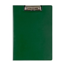 Podloka psac Karton PP Classic A4, s klipem, s kapsou, uzavrateln, plastov, zelen