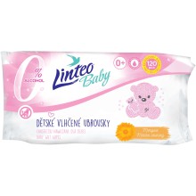 Ubrousky vlhen Linteo, dtsk, soft cream, 120 ks