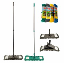 Mop ploch, inylkov, s teleskopickou ty 80 - 120 cm, 42 x 12 cm
