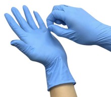 Rukavice nitrilov� jednor�zov� Softclinic, velikost M/8, vy�et�ovac�, 100 ks