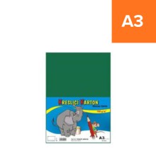 Kreslic� karton Stepa A3, zelen�, 180g/m2, 50 list�