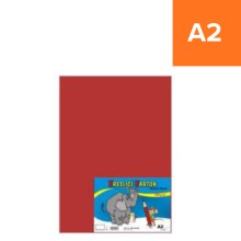 Kreslic� karton Stepa A2, �erven�, 180g/m2, 10 list�
