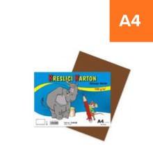 Kreslic� karton Stepa A4, hn�d�, 180g/m2, 50 list�