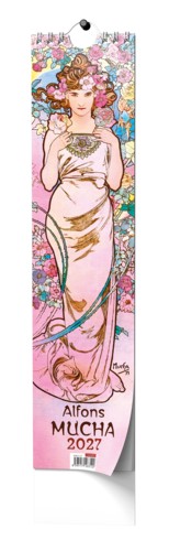 Kalend�� n�st�nn� Kravata Alfons Mucha