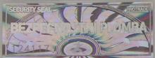 BEZPE�NOSTN� HOLOGRAM 45x17mm st��brn� �ern� ��slov�n�
