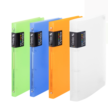 Po�ada� Karton PP Opaline A4, m�kk� desky, 4 krou�ky, r�zn� barvy