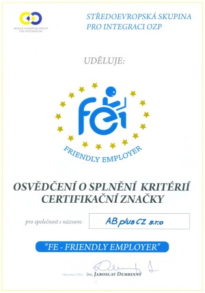 FE certifik�t